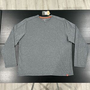 The American Outdoorsman Heather Grey Long Sleeve Shirt - 2XL